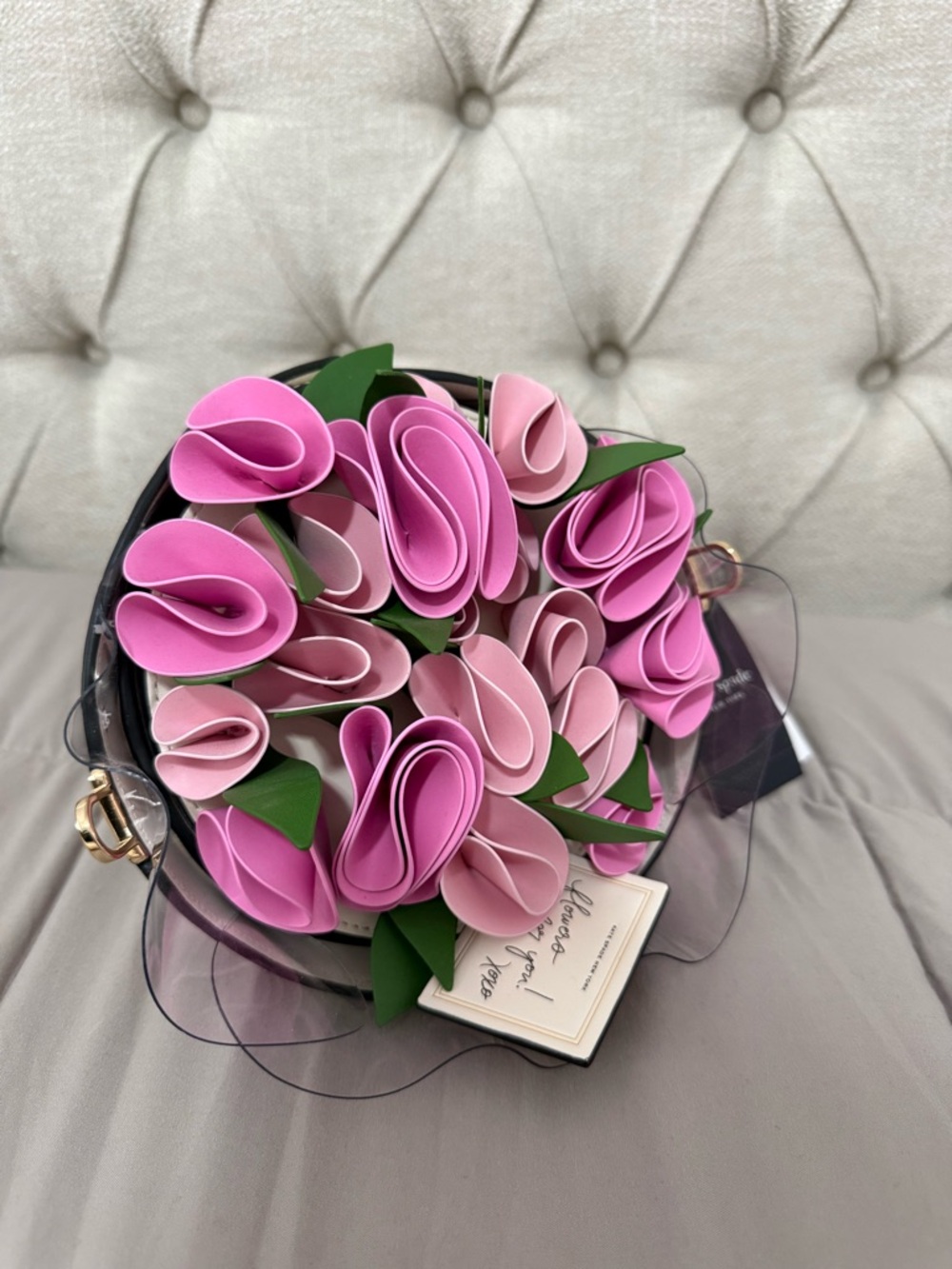 NWT Kate Spade New York Flora 3D Flower Bouquet handbag bag crossbody - Picture 7 of 7
